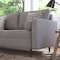 Flash Furniture Slate Gray Faux Linen Upholstered Tufted Sofa IS-PS100-GY-GG - alternate 5